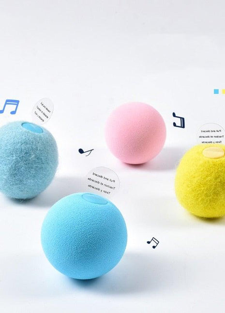 Smart Cat Ball Catnip Interactive Chirping Balls for Cat Exercise