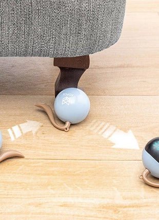 Smart Pet Toy USB Rechargeable Sports Ball Funny Chaser Roller Toy The Best Entertainment Exercise Gift For Smart Cat Toy Electric Jumping Ball Self Rotating Toys Rolling Jumping Ball  For Cats