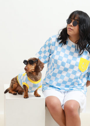 Dog Cotton Smiley Tee