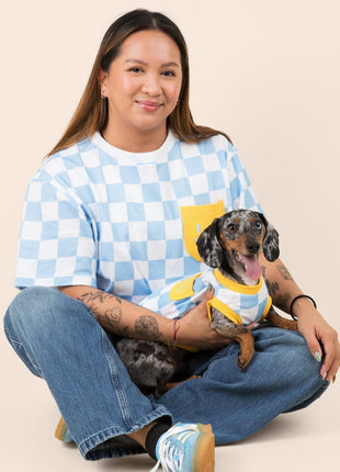 Human Oversized Cotton Smiley Tee