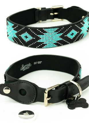Saint Barth Sambboho dog collar (with AirTag holder)