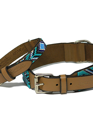 Saint Tropez Sambboho dog collar (with center D-ring)