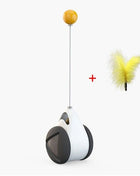 Swing Toys for Cats Kitten Interactive Balance Car Cat Chasing Toy With Catnip Funny Pet Products Indoor Cats Chaser Toys with Feather Catnip Ball Balanced Exercise Wheel Toy for Cats Chasing Hunting Playing