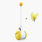 Swing Toys for Cats Kitten Interactive Balance Car Cat Chasing Toy With Catnip Funny Pet Products Indoor Cats Chaser Toys with Feather Catnip Ball Balanced Exercise Wheel Toy for Cats Chasing Hunting Playing