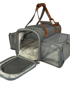 Mr. Peanut's Gold Series Big Apple XL Size Airline Compliant Double Expandable Pet Carrier