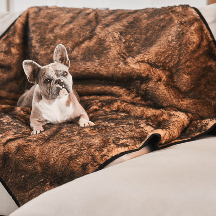 PupProtector™ Summer Short Fur Waterproof Throw Blanket - Sable Tan