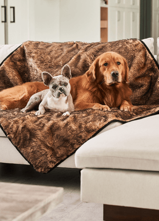 PupProtector™ Short Fur Waterproof Throw Blanket - Sable Tan