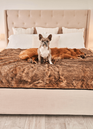 PupProtector™ Short Fur Waterproof Throw Blanket - Sable Tan