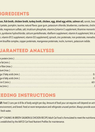 Acana Cat Grain Free Chunk Salmon & Chicken Wet Food (3oz)