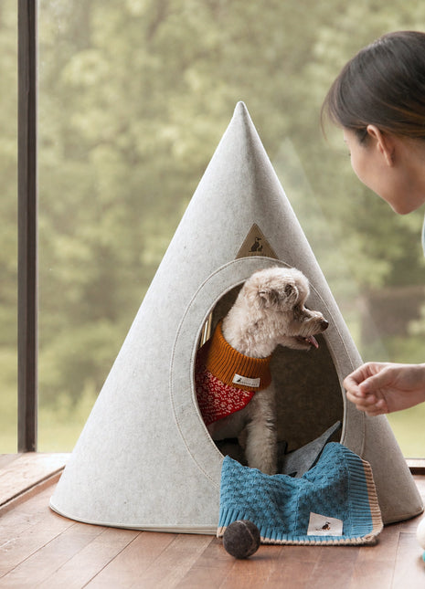 Nooee Pet Cave Toby (S)-Cream