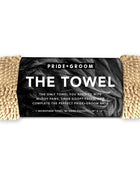 THE TOWEL Microfiber Dog & Cat Drying Towel — Hand Pockets, Odor-Resistant & 7× Water Absorbent