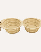 Collapsible Double Pet Bowl – Lightweight & Portable for Travel
