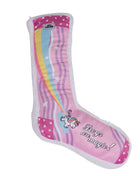 Squeaky Sock Plush Dog Toy – Whimsy Wonders Unicorn Design