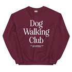 Dog Walking Club | White Font | Unisex Sweatshirt
