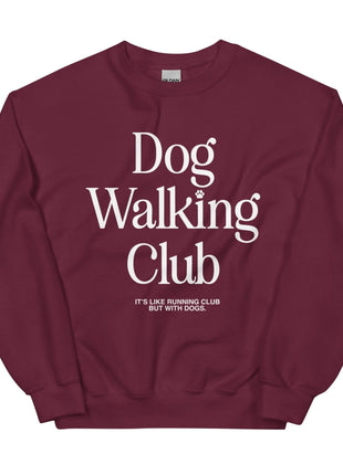 Dog Walking Club | Unisex Sweatshirt | White Font