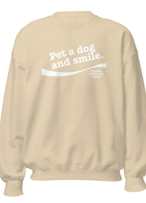 Pet A Dog & Smile | Unisex Sweatshirt
