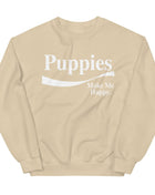 Enjoy Puppies Make Me Happy Sweatshirt | Gift for Dog Lovers