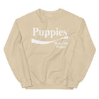 Enjoy Puppies Make Me Happy Sweatshirt | Gift for Dog Lovers