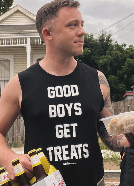 Good Boys Get Treats Muscle Tank | Gift for Dog Dads