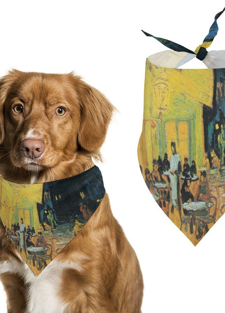 Van Gogh Cafe Terrace At Night Pet Scarf
