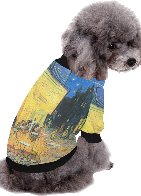 Van Gogh Cafe Terrace At Night Round Neck Shirt - Pup List