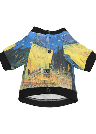 Van Gogh Cafe Terrace At Night Round Neck Shirt - Pup List