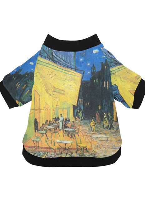 Van Gogh Cafe Terrace At Night Round Neck Shirt - Pup List