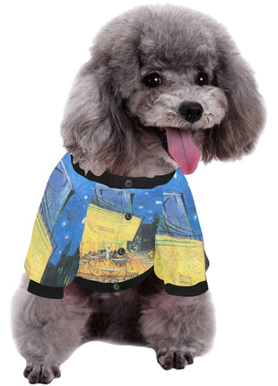 Van Gogh Cafe Terrace At Night Round Neck Shirt - Pup List