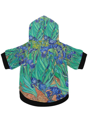 Van Gogh Irises Button Hoodie - Pup List