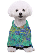 Van Gogh Irises Button Hoodie - Pup List