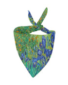 Van Gogh Irises Double-Sided Pet Bandana