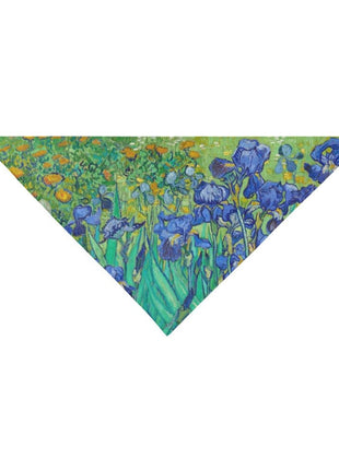 Van Gogh Irises Double-Sided Pet Bandana