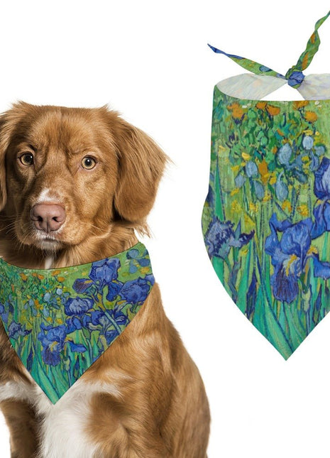 Van Gogh Irises Pet Scarf