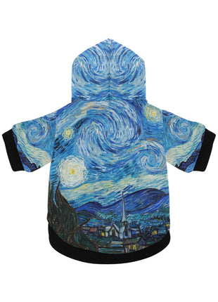 Van Gogh Starry Night Button Hoodie - Pup List