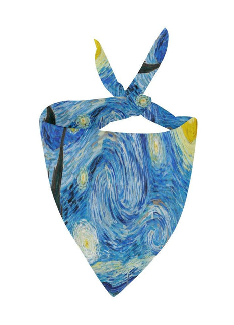 Van Gogh dog bandana