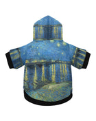 Van Gogh Starry Night Over The Rhone Button Hoodie - Pup List