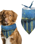 Van Gogh Starry Night Over The Rhone Pet Scarf