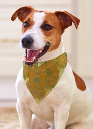 Van Gogh Sunflowers Pet Scarf