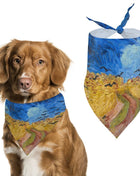 Van Gogh Wheatfield with Crows Pet Scarf
