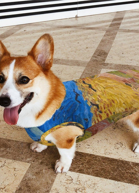 Van Gogh Wheatfield with Crows Pet Vest - Pup List