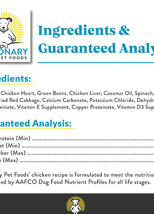 Freeze Dried Food|  - Chicken Recipe | 25oz Bag