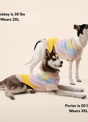 Wavy Knitted Dog Sweater - Pup List