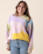 Wavy Oversized Human Sweater