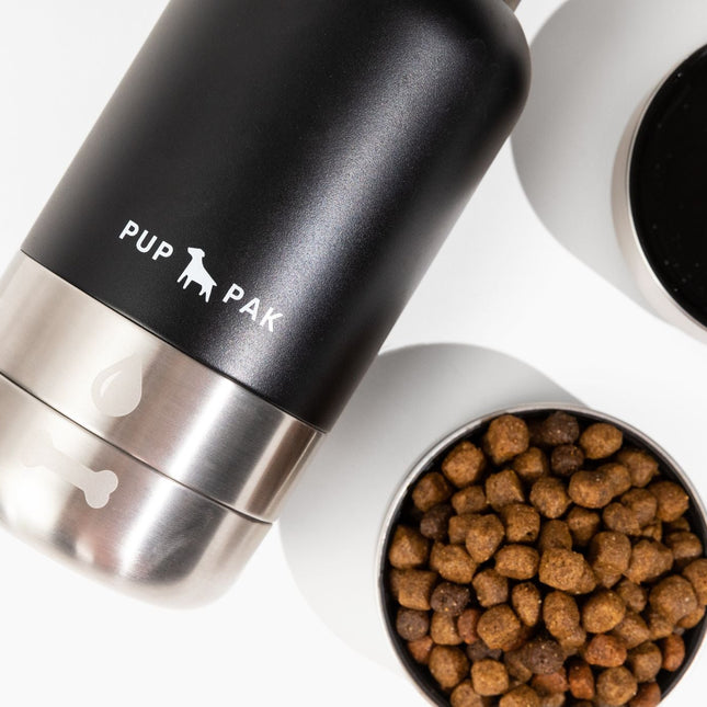 Pup Pak Dog Water Bottle with Detachable Bowls