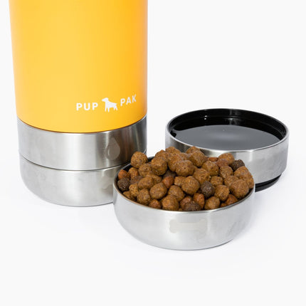 Pup Pak Dog Water Bottle with Detachable Bowls