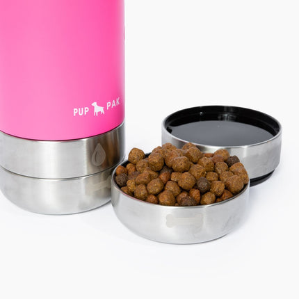 Pup Pak Dog Water Bottle with Detachable Bowls