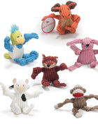 Wee Huggles® Assorted Plush Dog Toys, 6 Pack
