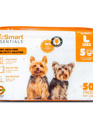 WizSmart Essentials Large Dog Training Pads for Puppies