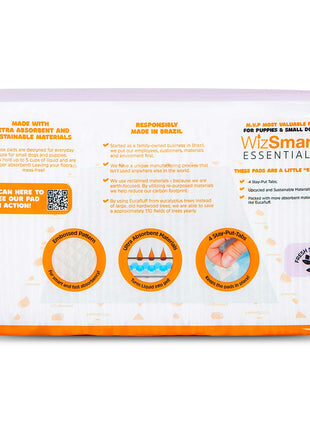 WizSmart Essentials Pads, Large, 50 ct, Fresh Scented