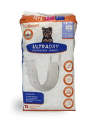 WizSmart UltraDry Disposable Male Dog Wraps